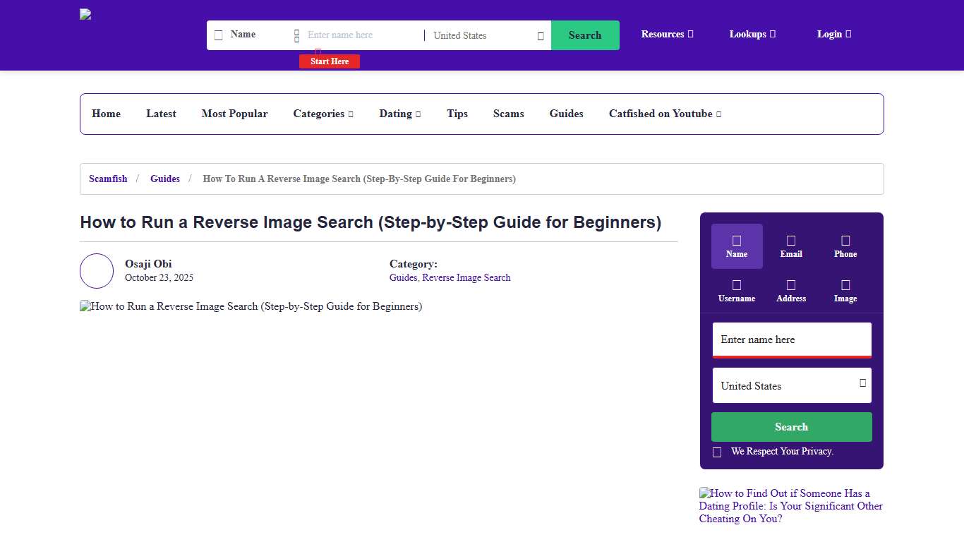 How to Run a Reverse Image Search (Step-by-Step Guide for Beginners) Social Catfish